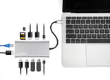 Station d'accueil USB-C PD 12-en-1 pour triple moniteur avec MST Image 8