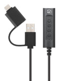 Câble adaptateur audio auxiliaire stéréo 2-en-1 USB-C et USB-A vers 3,5 mm Image 5