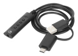 Câble adaptateur audio auxiliaire stéréo 2-en-1 USB-C et USB-A vers 3,5 mm Image 6