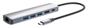 Station d'accueil / Hub multiport USB-C PD 6-en-1 4K  Image 1