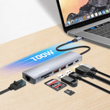 Station d'accueil / Hub multiport USB-C PD 7-en-1 4K Image 8