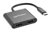 Adaptateur de moniteur USB-C PD vers double HDMI pour ordinateur portable et tablette Image 4