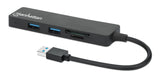 Hub USB 3 ports 3.2 Gen 1 avec lecteur de cartes Image 1