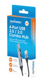 Concentrateur combiné USB 3.0 / 2.0 à 4 ports Packaging Image 2