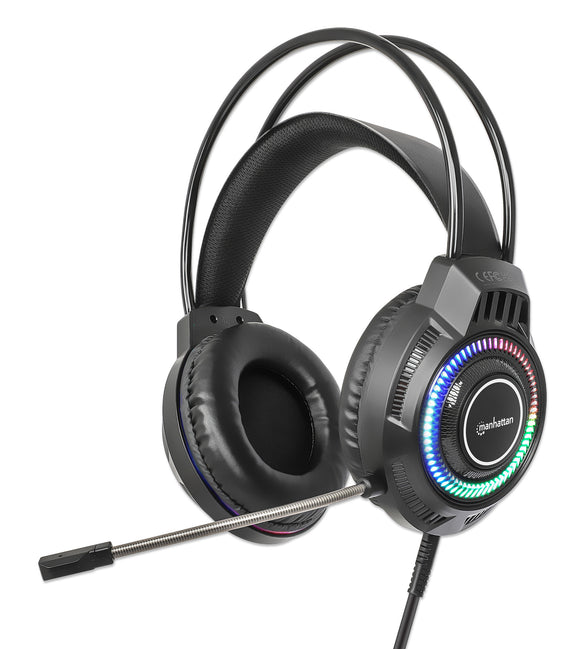 Casque de jeu USB over-ear RGB LED Image 1