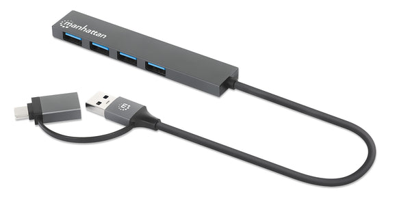 Concentrateur combiné USB 3.0 Type-C / Type-A à 4 ports Image 1