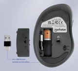 Souris ergonomique sans fil avec récepteur USB 2 en 1 Image 7