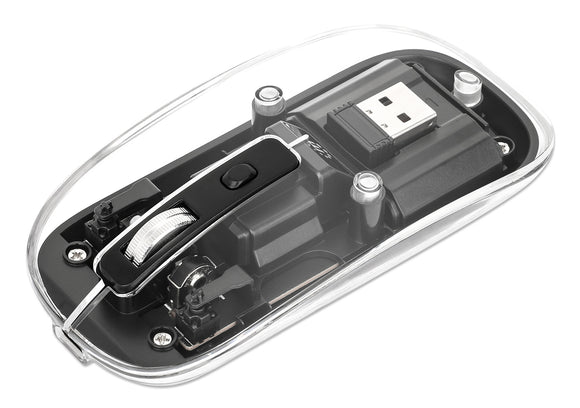 MH Transparent 4D mouse, Black Image 1