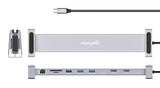 Station d'accueil / Hub multiport USB-C PD 10-en-1 à double HDMI Image 14