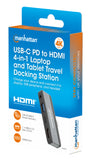 Station d'accueil de voyage USB-C PD vers HDMI 4-en-1 pour ordinateur portable et tablette Packaging Image 2