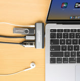 Station d'accueil de voyage USB-C PD vers HDMI 4-en-1 pour ordinateur portable et tablette Image 3