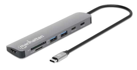 Station d'accueil / Hub multiport USB-C PD 7-en-1 à HDMI 4K Image 1