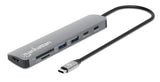 Station d'accueil / Hub multiport USB-C PD 7-en-1 à HDMI 4K Image 1