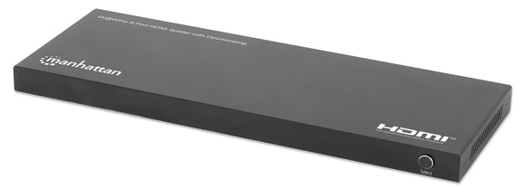 MH 4K@60Hz 8 port HDMI Splitter with Downscaler Image 1
