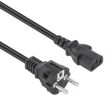 Cordon d’alimentation UE CEE 7/7 à C13, 1m Image 2