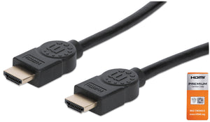 ﻿Câble HDMI haut débit certifié 4K@60Hz Premium avec Ethernet Image 1