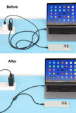Câble de charge double USB-C 100W, 2m Image 6