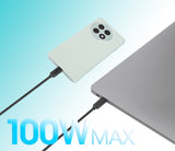 Câble de charge double USB-C 100W, 2m Image 8