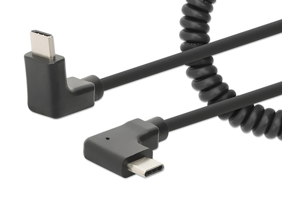 Câble de charge enroulé USB-C vers USB-C Image 1