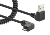Câble de charge enroulé USB-A vers Micro-USB Image 3