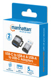 Ensemble 2 pièces : Adaptateurs USB-C vers USB-A et USB-A vers USB-C Packaging Image 2