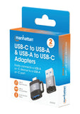 Ensemble 2 pièces : Adaptateurs USB-C vers USB-A et USB-A vers USB-C Packaging Image 2