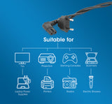 Câble d’alimentation UE coudé C7 vers CEE 7/16, 3 m Image 7