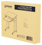 Bureau compact avec plateau coulissant pour clavier Packaging Image 2