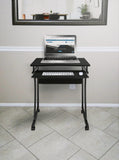 Bureau compact avec plateau coulissant pour clavier Image 11