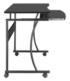Bureau compact avec plateau coulissant pour clavier Image 5