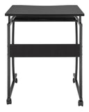 Bureau compact avec plateau coulissant pour clavier Image 6