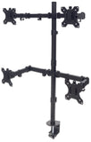 Support universel pour quatre écrans, avec bras mobiles à double articulation Image 1
