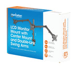 Support pour écran LCD avec bras pivotants double section et à montage central Packaging Image 2