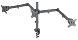 Support pour écran LCD avec bras pivotants double section et à montage central Image 1