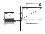 Support de bureau combiné avec bras pour moniteur et support pour ordinateur portable Image 7