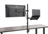 Support de bureau combiné avec bras pour moniteur et support pour ordinateur portable Image 8