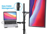 Support de bureau combiné avec bras pour moniteur et support pour ordinateur portable Image 10