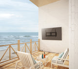 Support mural TV inclinable antivol à usage extérieur, pour écrans de 37 à 86 pouces Image 2