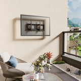 Support mural TV inclinable antivol à usage extérieur, pour écrans de 37 à 86 pouces Image 5