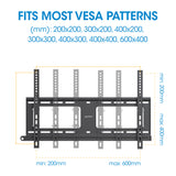 Support mural TV inclinable antivol à usage extérieur, pour écrans de 37 à 86 pouces Image 9