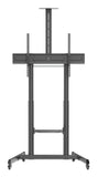 Chariot multimédia pour téléviseur grand écran avec un réglage de la hauteur sans outil, pour écrans de 60 à 120 pouces Image 3