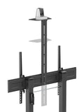 Chariot multimédia pour téléviseur grand écran avec un réglage de la hauteur sans outil, pour écrans de 60 à 120 pouces Image 8