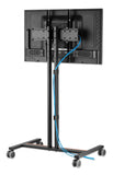 ﻿Chariot / Support TV compact à roulettes réglable en hauteur Image 7